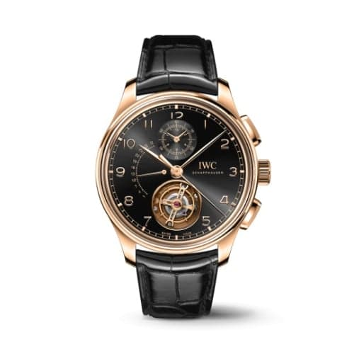 IWC Schaffhausen Portugieser Tourbillon Rétrograde Chronograph Armor Gold / Black