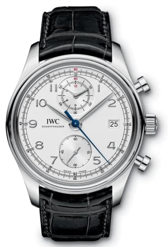 IWC Schaffhausen Portuguese Chronograph Classic Silver