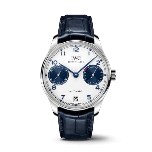 IWC Schaffhausen Portugieser Automatic 5007 Stainless Steel / Silver - Blue