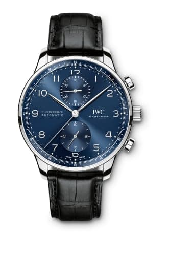 IWC Schaffhausen Portuguese Chrono-Automatic Stainless Steel / Blue
