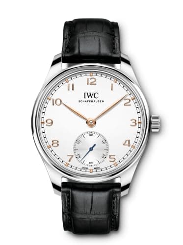 IWC Schaffhausen Portugieser Automatic 40 Stainless Steel / Silver / Alligator