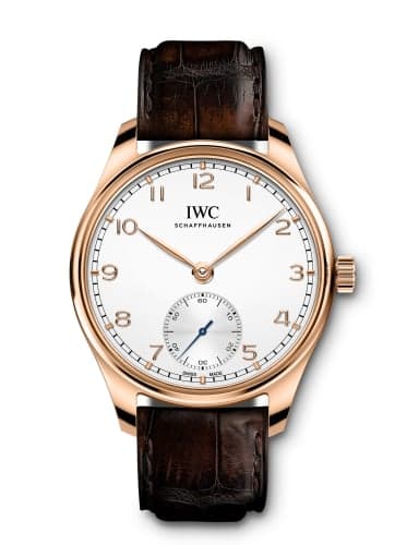 IWC Schaffhausen Portugieser Automatic 40 Rose Gold / Silver / Alligator