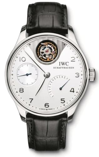 IWC Schaffhausen Portugieser Tourbillon Mystere Platinum / Silver