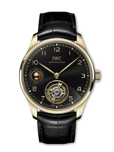 IWC Schaffhausen Portugieser Hand-Wound Tourbillon Day & Night Armor Gold / Black