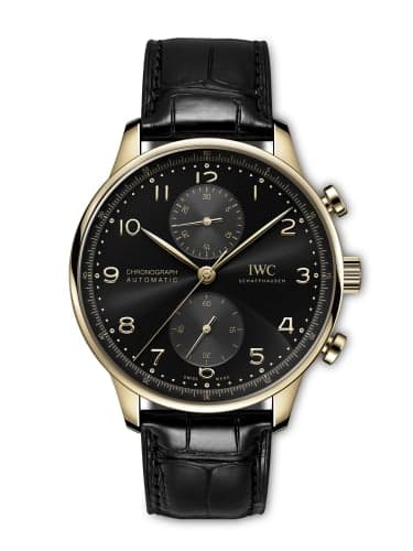 IWC Schaffhausen Portugieser Chronograph Rose Gold / Black