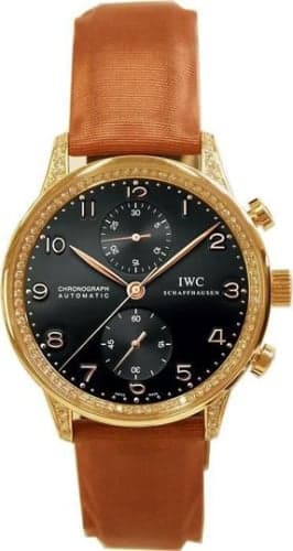 IWC Schaffhausen Portuguese Chrono-Automatic Rose Gold / Black / Diamond