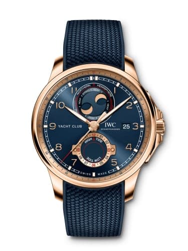 IWC Schaffhausen Portugieser Yacht Club Moon & Tide Red Gold / Blue / Rubber