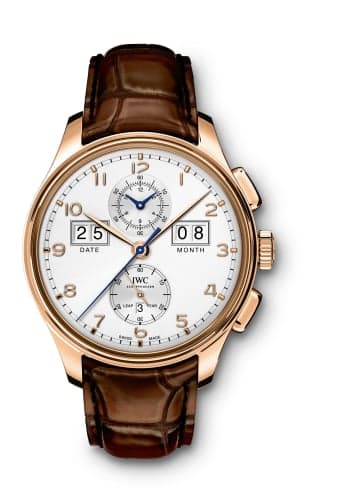 IWC Schaffhausen Portugieser Perpetual Calendar Digital Date-Month Edition "75th Anniversary" Red Gold / Silver