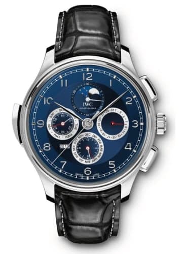IWC Schaffhausen Portugieser Grande Complication Platinum / Bucherer Blue