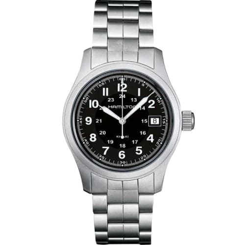 Hamilton Khaki Field Quartz 38 Stainless Steel / Black / Bracelet