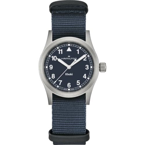 Hamilton Khaki Field Quartz 33 Stainless Steel / Blue