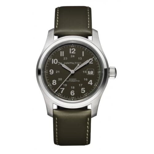 Hamilton Khaki Field Automatic Stainless Steel / Green