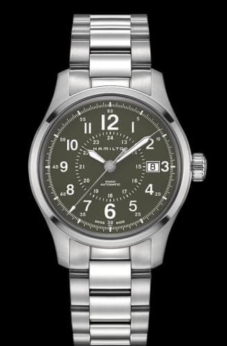 Hamilton Khaki Field Automatic 40mm Green / Bracelet