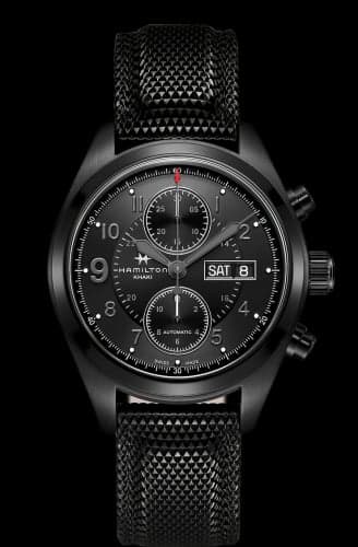 Hamilton Khaki Field Automatic Chronograph PVD / Black