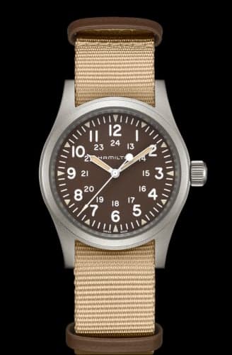 Hamilton Khaki Field Mechanical 38 Brown