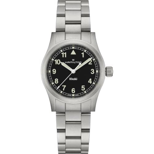 Hamilton Khaki Field Quartz 33 Stainless Steel / Black / Bracelet