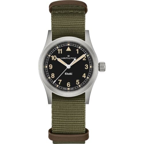 Hamilton Khaki Field Quartz 33 Stainless Steel / Black