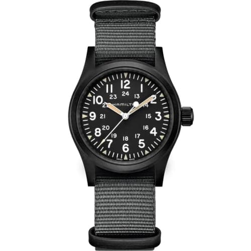 Hamilton Khaki Field Mechanical 38 PVD / Black