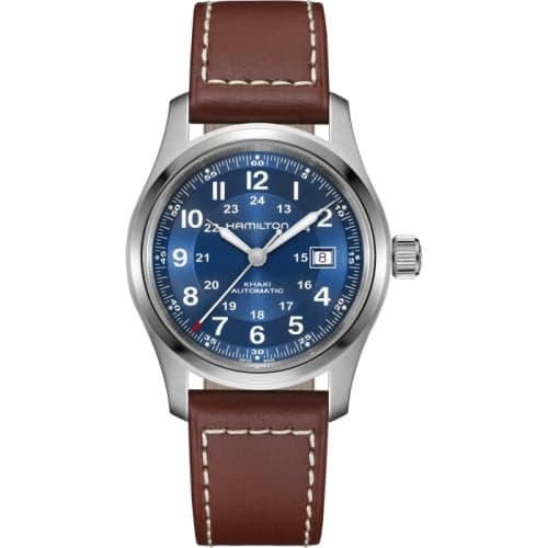 Hamilton Khaki Field Auto 42 Stainless Steel / Blue