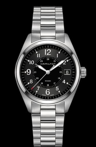Hamilton Khaki Field Quartz Steel / Black / Bracelet