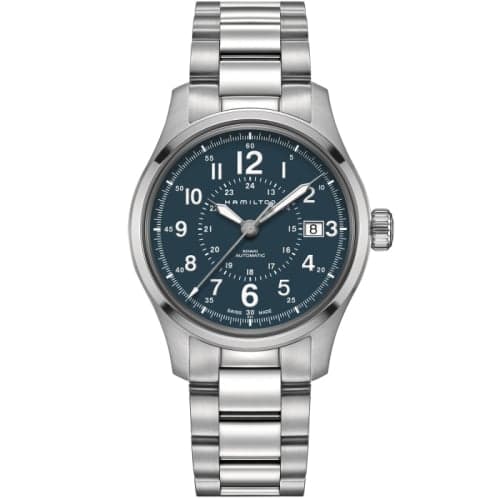 Hamilton Khaki Field Auto 40 Stainless Steel / Blue / Bracelet