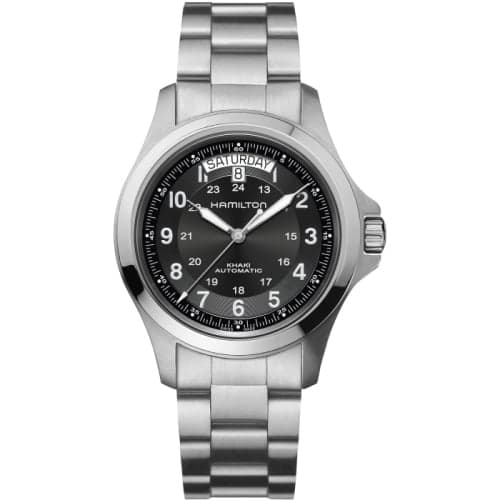 Hamilton Khaki Field King Auto 40 Stainless Steel / Black / Bracelet