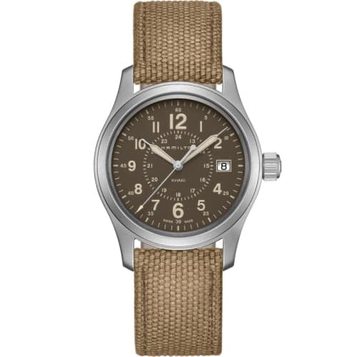 Hamilton Khaki Field Quartz 38 Stainless Steel / Brown