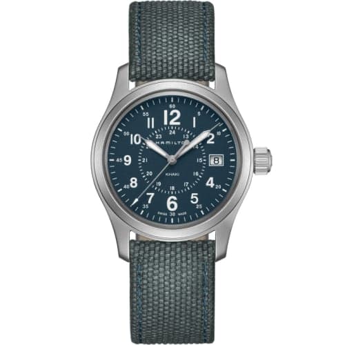 Hamilton Khaki Field Quartz 38 Stainless Steel / Blue