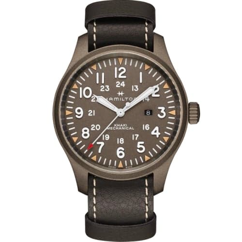 Hamilton Khaki Field Mechanical 50 PVD / Brown