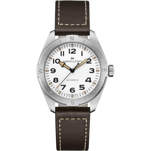 Hamilton Khaki Field Expedition 41 Stainless Steel / White