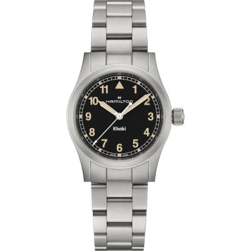 Hamilton Khaki Field Quartz 33 Stainless Steel / Black / Bracelet