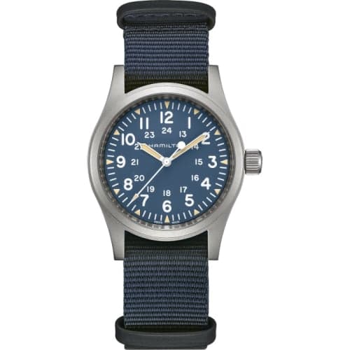 Hamilton Khaki Field Mechanical 38 Blue