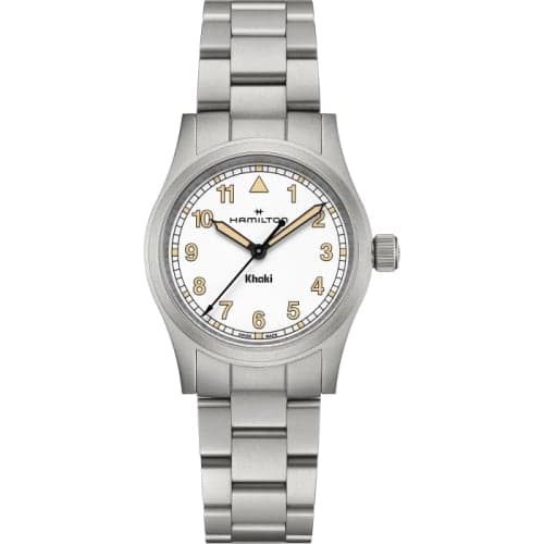 Hamilton Khaki Field Quartz 33 Stainless Steel / White / Bracelet