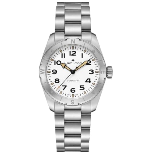 Hamilton Khaki Field Expedition 37 Stainless Steel / White / Bracelet