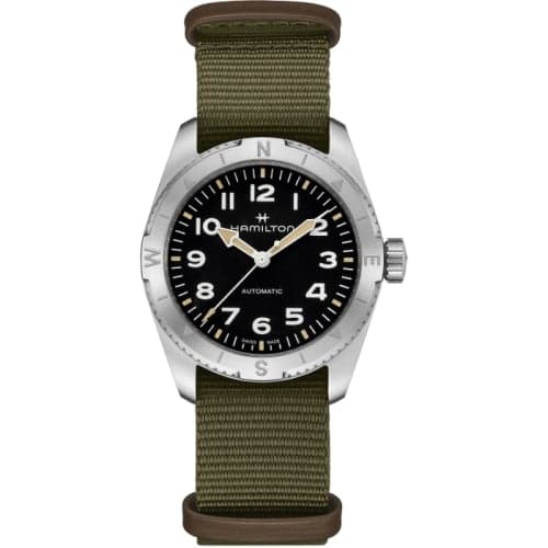 Hamilton Khaki Field Expedition 37 Stainless Steel / Black / NATO