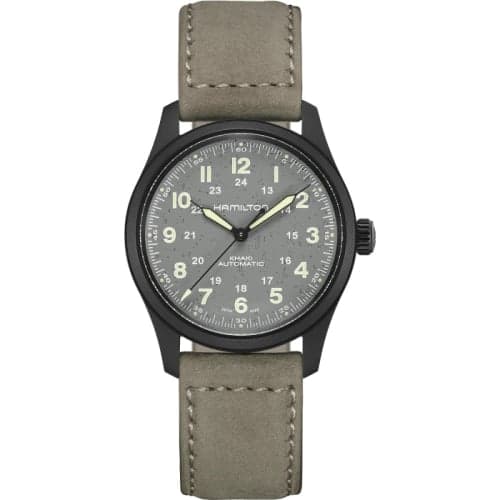 Hamilton Khaki Field Titanium Auto 38 / PVD / Grey