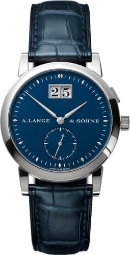 A. Lange & Söhne Saxonia Big Date White Gold / Blue