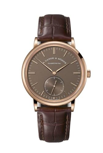 A. Lange & Söhne Saxonia Automatik Pink Gold / Terra Brown Ginza