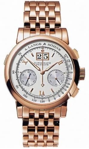 A. Lange & Söhne Datograph Rose Gold / Silver / Bracelet