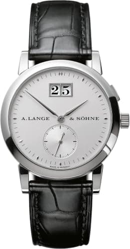 A. Lange & Söhne Saxonia Big Date Platinum / Silver