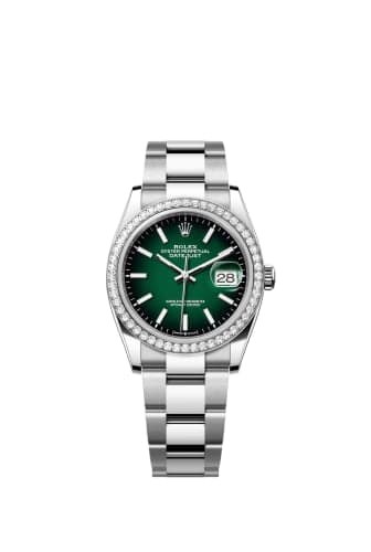 Rolex Datejust 36 Stainless Steel - Diamond / Green Ombré / Oyster