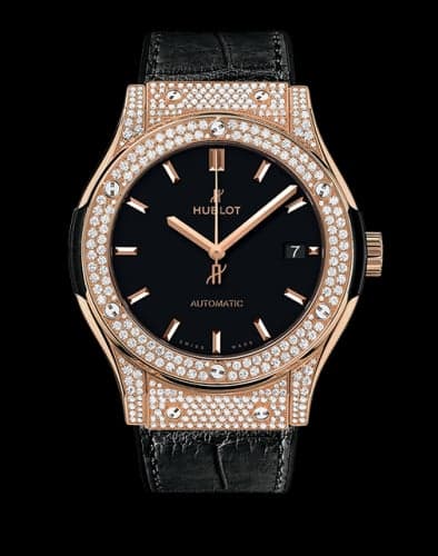 Hublot Classic Fusion 45 King Gold / Pavé / Black