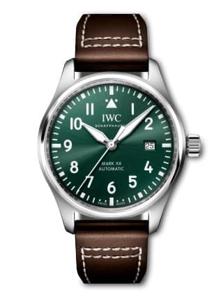 IWC Schaffhausen Pilot's Watch Mark XX Stainless Steel / Green