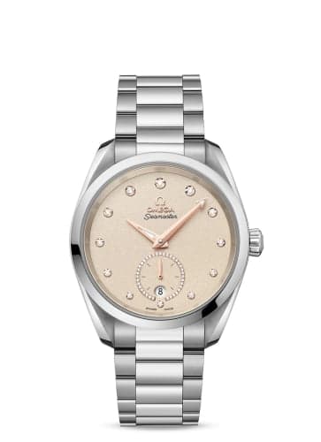 Omega Seamaster Aqua Terra 150M Master Chronometer Small Seconds 38 Stainless Steel / Sand - Diamond / Bracelet