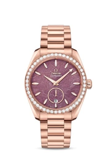 Omega Seamaster Aqua Terra 150M Master Chronometer Small Seconds 38 Sedna Gold / Diamond / Purple Jade / Bracelet