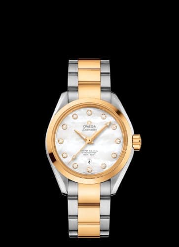 Omega Seamaster Aqua Terra 150M Master Co-Axial 34 Stainless Steel / Yellow Gold / MOP / Bracelet