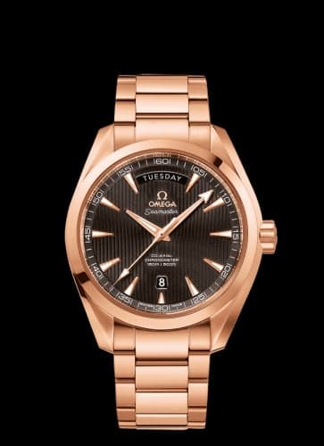 Omega Seamaster Aqua Terra 150m Co-Axial 41.5 Day-Date 41.5mm Red Gold / Grey / Bracelet