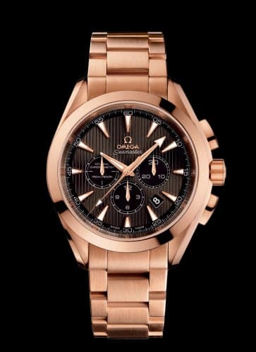 Omega Seamaster Aqua Terra 150M Co-Axial 44 Chronograph Red Gold / Grey / Bracelet