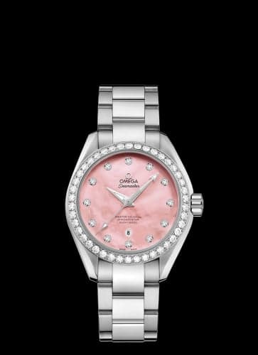 Omega Seamaster Aqua Terra 150M Master Co-Axial 34 Stainless Steel / Diamond / Pink MOP / Bracelet