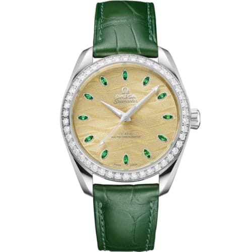 Omega Seamaster Aqua Terra 150M Master Chronometer 34 Canopus Gold - Diamond / Champagne